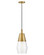 Livie LED Pendant in Lacquered Brass (531|83397LCB)