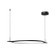 Serif LED Pendant in Black (347|PD84436-BK)