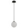 Luna LED Pendant in Black (19|3-6710-15)