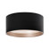 Mousinni LED Flush Mount in Black (347|FM11418-BK)
