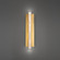 Rapper LED Wall Sconce in Aged Brass (281|WS242624-AB)