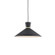 Vanderbilt One Light Pendant in Black With Gold Detail (347|493216-BK/GD)