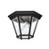 Madison Two Light Outdoor Ceiling Mount in Black (12|9850BK)