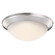 Ceiling Space One Light Flush Mount in Brushed Nickel (12|8881NI)