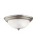 Three Light Flush Mount in Brushed Nickel (12|8110NI)