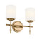 Ali Two Light Bath in Brushed Natural Brass (12|55141BNB)