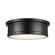 Serca Three Light Flush Mount in Black (12|52541BK)