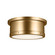 Serca Two Light Flush Mount in Brushed Natural Brass (12|52540BNB)