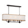 Heddle Eight Light Linear Chandelier in Anvil Iron (12|52467AVI)