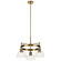 Eastmont Three Light Chandelier in Brushed Brass (12|52402BNB)