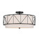 Birkleigh Four Light Semi Flush Mount in Black (12|52076BK)