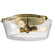 Alton Three Light Flush Mount in Natural Brass (12|45299NBR)