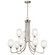 Valserrano Nine Light Chandelier in Brushed Nickel (12|44378NI)