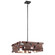 Cuyahoga Mill Five Light Pendant in Anvil Iron (12|44228AVI)