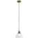 Avery One Light Mini Pendant in Natural Brass (12|43850NBR)