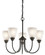 Jolie Five Light Chandelier in Olde Bronze (12|43638OZ)