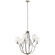 Thisbe Six Light Chandelier in Classic Pewter (12|43532CLP)