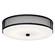 Ceiling Space LED Flush Mount in Black (12|42379BKLEDR)