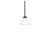 Dover One Light Mini Pendant in Tannery Bronze (12|2771TZ)