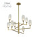 June LED Chandelier in Winter Brass (33|511571WB)
