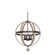 Harper Six Light Pendant in Florence Gold (33|506851FG)