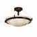 LumenAria Three Light Semi-Flush Mount in Dark Bronze (102|FAL-9681-35-DBRZ)