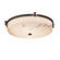 LumenAria Three Light Flush-Mount in Brushed Nickel (102|FAL-8987-NCKL)