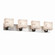 LumenAria Four Light Bath Bar in Matte Black (102|FAL-8924-55-MBLK)