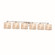LumenAria Six Light Bath Bar in Brushed Nickel (102|FAL-8436-55-NCKL)