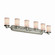 Textile Six Light Bath Bar in Polished Chrome (102|FAB-8516-10-WHTE-CROM)