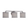 Textile LED Bath Bar in Brushed Nickel (102|FAB-8463-30-GRAY-NCKL-LED3-2100)
