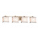 Textile LED Bath Bar in Polished Chrome (102|FAB-8444-10-GRAY-CROM-LED4-2800)