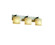 Clouds Three Light Bath Bar in Brushed Nickel (102|CLD-8923-30-NCKL)