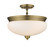 Amon Three Light Semi Flush Mount in Heritage Brass (224|721SF-HBR)