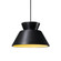 Radiance One Light Pendant in Carbon Matte Black with Champagne Gold (102|CER-6420-CBGD-NCKL-BKCD)