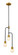 Neutra Three Light Chandelier in Matte Black / Foundry Brass (224|621-3MB-FB)