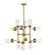 Calliope 12 Light Chandelier in Foundry Brass (224|617-12FB)