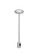 Flexrail 1 Flexrail Surface Mount Stem Power Feed in Platinum (34|HM1-PCT6-PT)