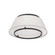 Hailey LED Flush Mount in Black (34|FM-53116-BK)