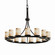 Alabaster Rocks LED Chandelier in Dark Bronze (102|ALR-8715-10-DBRZ-LED15-10500)