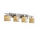 Alabaster Rocks Four Light Bath Bar in Matte Black (102|ALR-8704-30-MBLK)