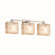 Alabaster Rocks Three Light Bath Bar in Brushed Nickel (102|ALR-8433-55-NCKL)