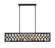 Dealey Seven Light Linear Chandelier in Matte Black (224|6010-42MB)