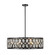 Dealey Eight Light Chandelier in Matte Black (224|6010-30MB)