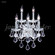 Maria Theresa Grand Five Light Wall Sconce in Silver (64|91705S0X)