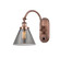 Franklin Restoration LED Wall Sconce in Antique Copper (405|918-1W-AC-G43-LED)