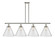 Ballston Urban LED Island Pendant in Polished Nickel (405|916-4I-PN-G44-L-LED)