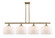 Ballston Urban LED Island Pendant in Brushed Brass (405|916-4I-BB-G71-L-LED)
