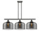 Ballston Urban Three Light Island Pendant in Oil Rubbed Bronze (405|916-3I-OB-G73-L)