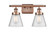 Ballston Urban LED Bath Vanity in Antique Copper (405|916-2W-AC-G64-LED)